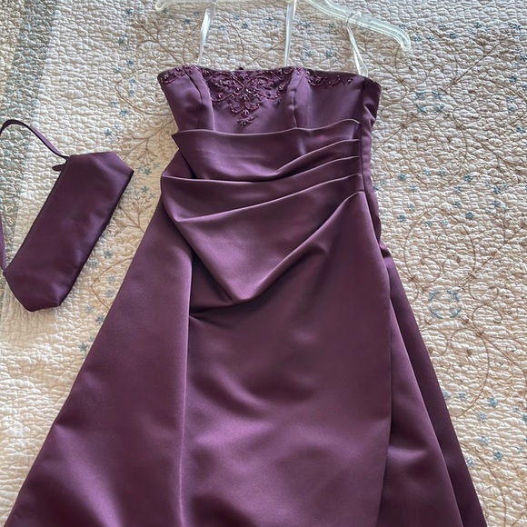Bridesmaid dress. Grape purple. - Picture 7 of 7